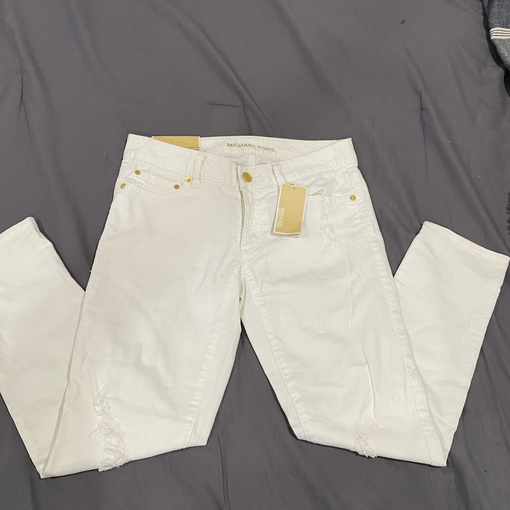 Micheal Kors White Jeans
